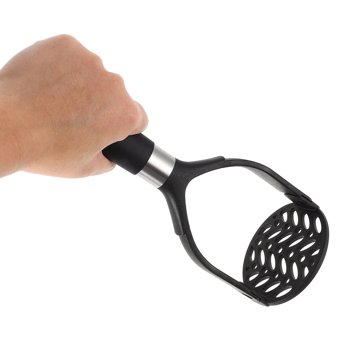 Non-Stick Stainless Steel Potato Masher with Foldable Design, Dishwasher Safe