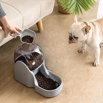 Automatic Pet Food Feeder With Large Capacity And Anti-Overturning - Arfa Mart