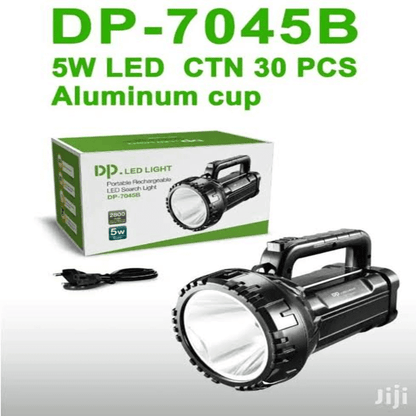 Rechargeable Waterproof Flashlight Emergency Light with Long Battery Life