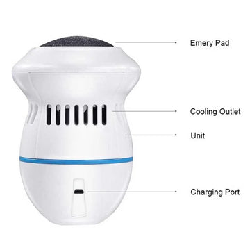 Find Back Callus Remover with Built in vacuum Electric Foot Grinder - Arfa Mart