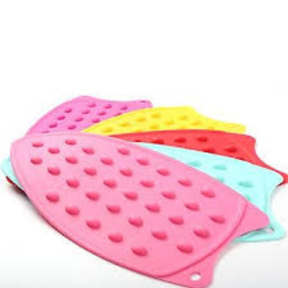 Silicone Heat Resistant Iron Stand Mat Pad with Non-Slip Surface, Up to 220C