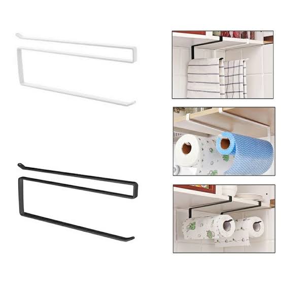 Tissue Roll Iron Hanger - Versatile Paper Holder for Home and Office