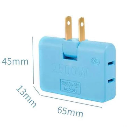 Rotatable Slim Wireless Outlet Adapter for Easy Socket Expansion