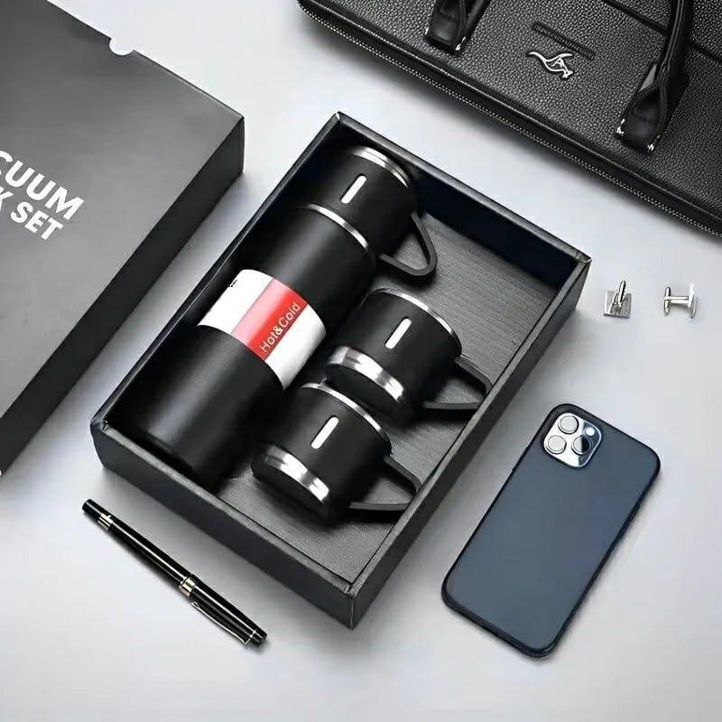 Stainless Steel Vacuum Flask Bottle Set - Arfa Mart