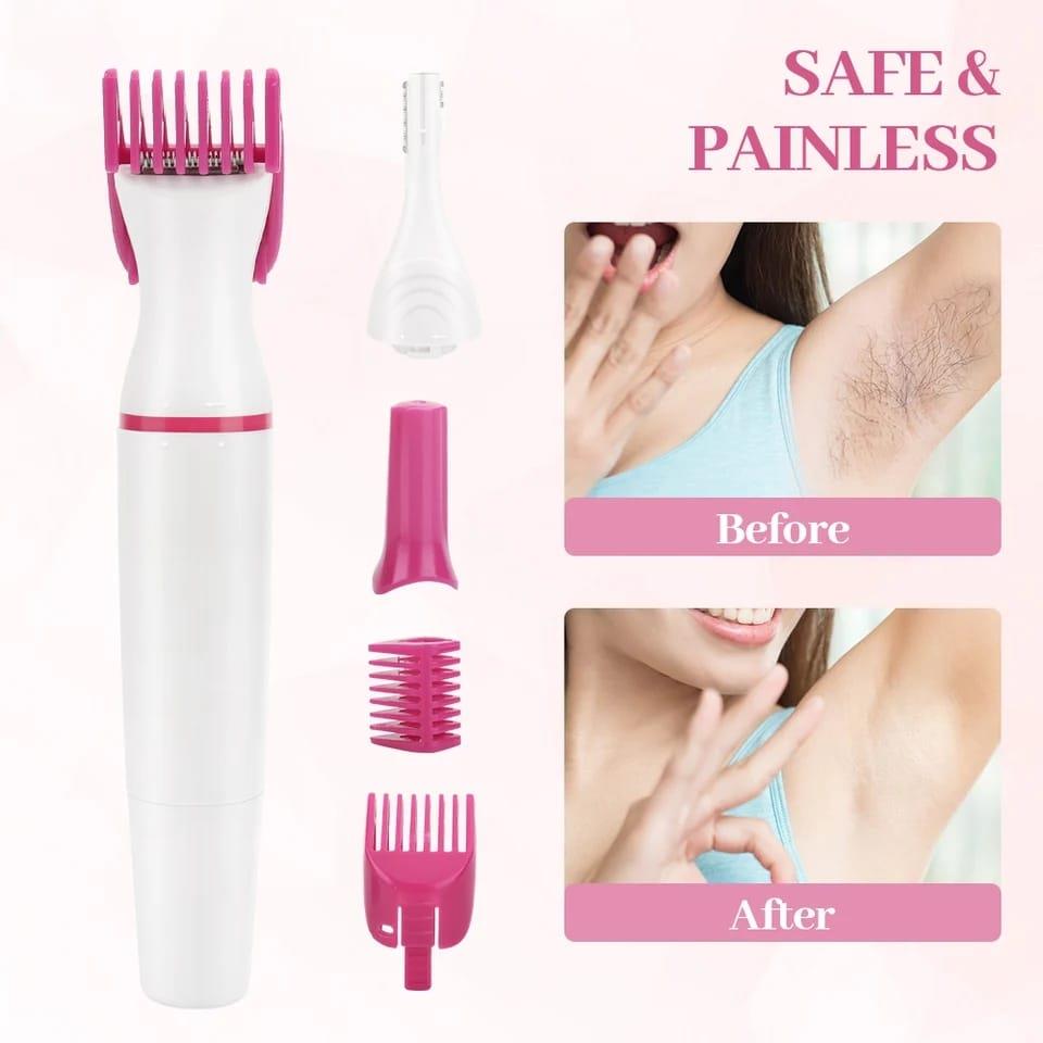 5 In 1 Women Epilator Body Hair Removal Shaver Female Electric Shaving Machine Bikini for Eyebrow Underarm Clipper Mini Trimmer