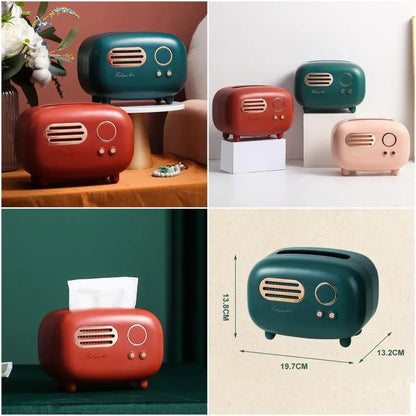 Radio Style Tissue Box - Arfa Mart
