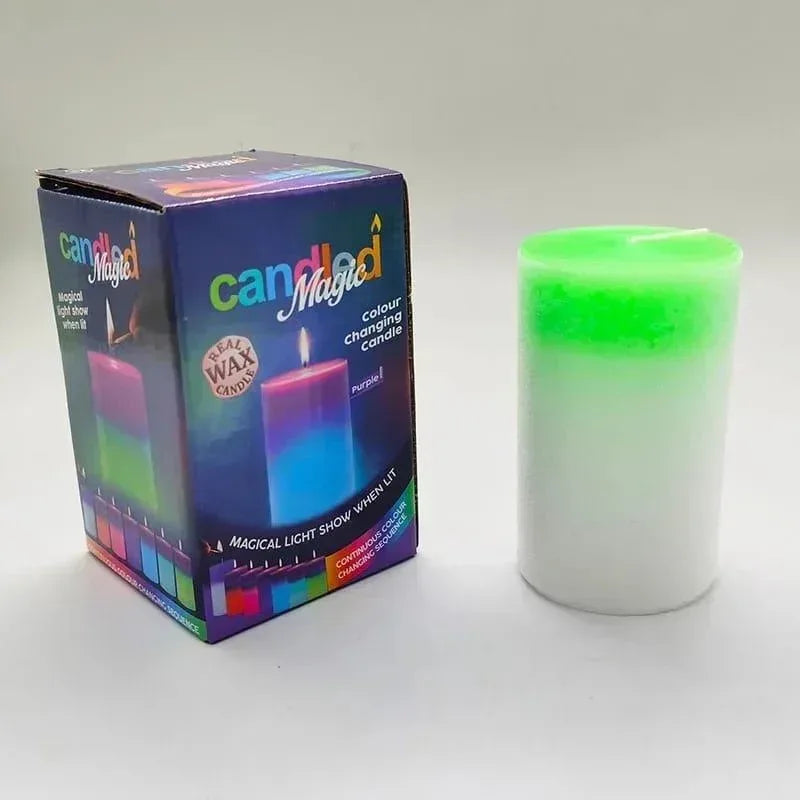 Magic Colour Changing Wax Candles Colorful LED Light Home Lighting New Type Romantic Real Flameless Flickering Holiday Candle - Arfa Mart