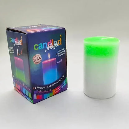Magic Colour Changing Wax Candles Colorful LED Light Home Lighting New Type Romantic Real Flameless Flickering Holiday Candle - Arfa Mart