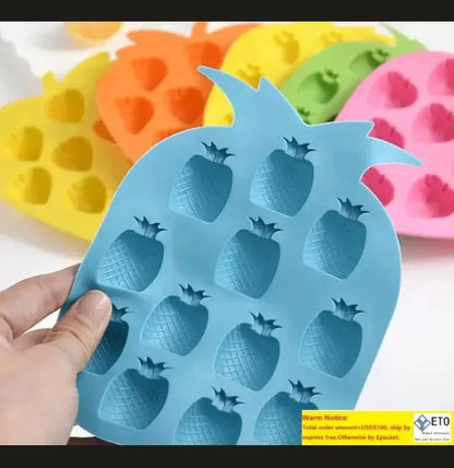 Silicone Ice Cube Pineapple Shape - Arfa Mart