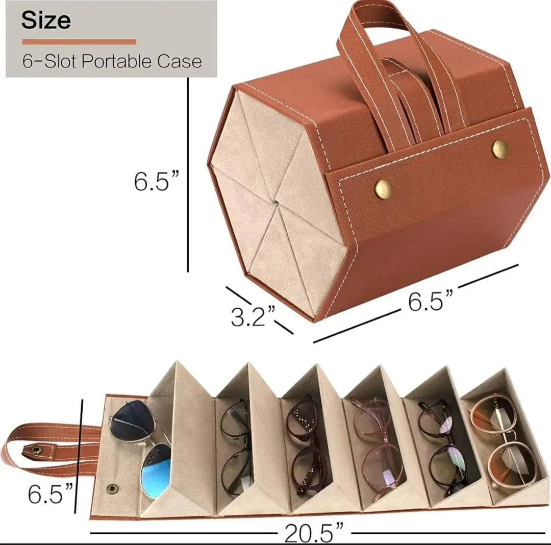 Leather Sun Glasses Organizers - Arfa Mart