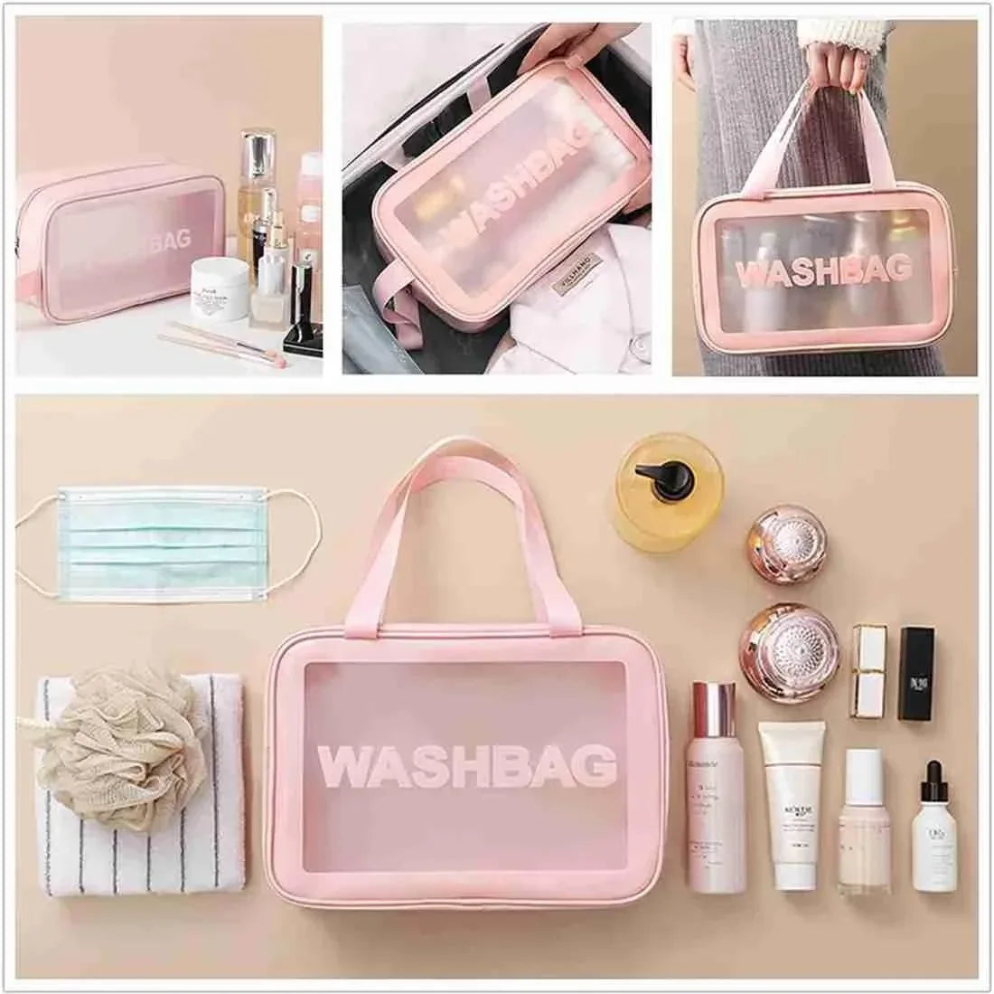 Water-Proof Travel Cosmetic Washbag Organizer - Arfa Mart