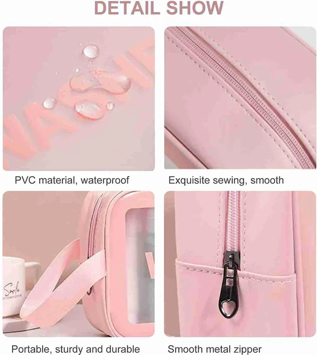 Water-Proof Travel Cosmetic Washbag Organizer - Arfa Mart