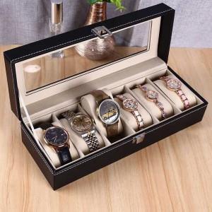 6 Slots Watches Box - Arfa Mart