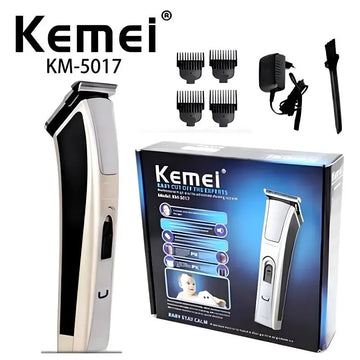 Kemei KM-5017 High-Quality Cordless Rechargeable Advanced Hair Clipper For Men - Arfa Mart
