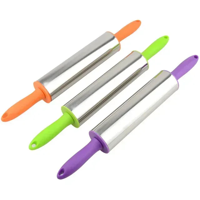 Stainless Steel Rolling Pin - Arfa Mart