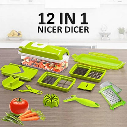 Nicer Dicer Plus Vegetable and Fruit Slicer with 5 Stainless Steel Blades