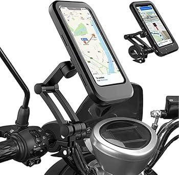 Weather Resistant Bike Phone Holder with 360? Rotation and Magnetic Mount - Arfa Mart