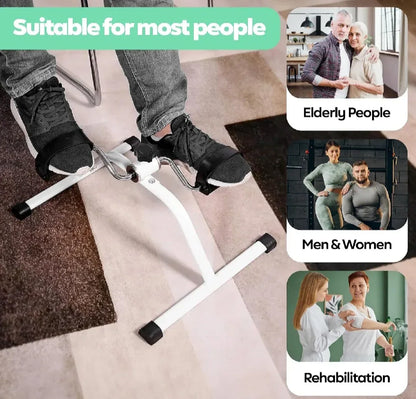 Portable Pedal Exerciser Gym Bike with on-Board Computer and Adjustable Tension - Arfa Mart