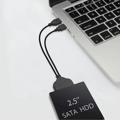2.5 SATA to USB Hard Drive Adapter Cable for SSD HDD Data Transfer