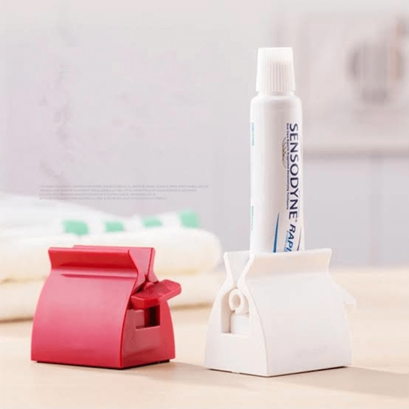 Rolling Toothpaste Squeezer ABS Heavy-Duty Tube Holder for Creams and Foams