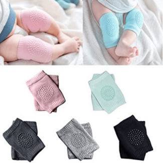 Baby Knee and Elbow Pads for Crawling, Soft Stretchable, Anti-Slip, Machine Washable