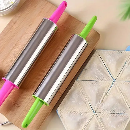 Stainless Steel Rolling Pin - Arfa Mart