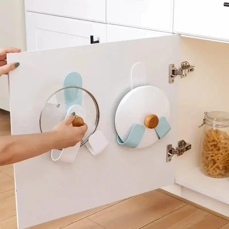 1 Pcs Self Adhesive Rotatable Lid Holder