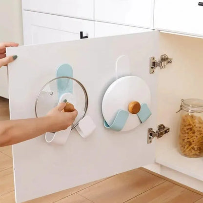 1 Pcs Self Adhesive Rotatable Lid Holder