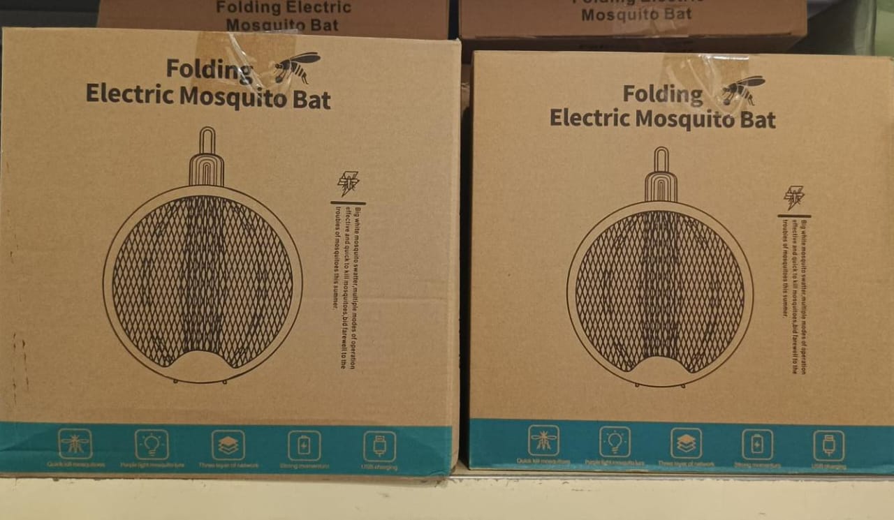 Foldable Electric Mosquito Killer USB  Rechargeable Fly Trap Mosquito Swatter Racket Insect Killer