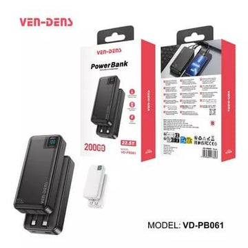 Ven-Dens Power Bank 20000 mAh - Arfa Mart