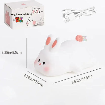 Big Face Rabbit silicone Lamp - Arfa Mart