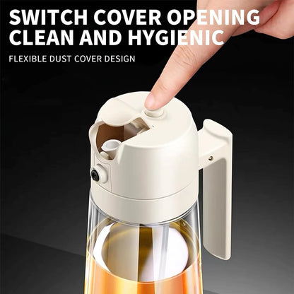 2 in 1 Glass oil sprayer and Dispanser