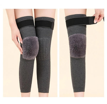 2pcs Cashmere Knee Pads Winter Warm Men women