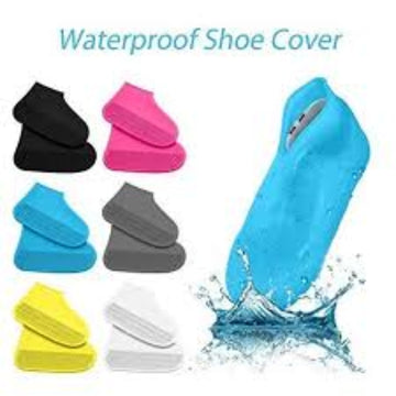 Non-Slip Silicone Rain Boot Shoe Cover Medium 35-40, Waterproof and Foldable