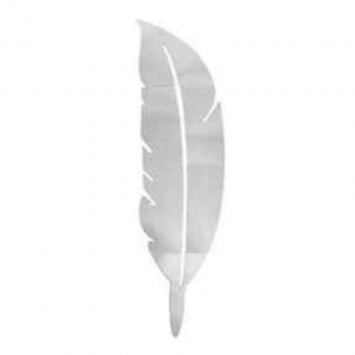 Leaf Mirror Wall Stickers, Eco-Friendly Waterproof Acrylic, Easy to Install and Remove, Modern Home Decor