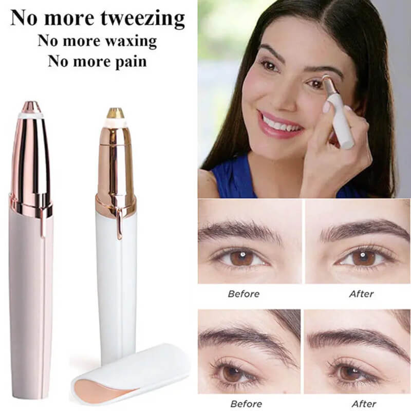 Finishing Touch Flawless Brows Eyebrow Hair Remover for Safe, Pain-Free Shaping