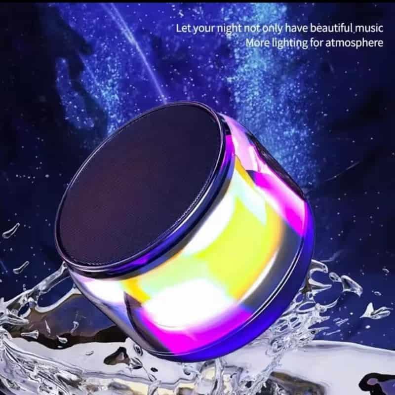 Mini Portable Bluetooth Speaker Wireless LED TWS Subwoofer - Arfa Mart