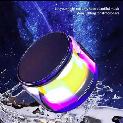 Mini Portable Bluetooth Speaker Wireless LED TWS Subwoofer - Arfa Mart