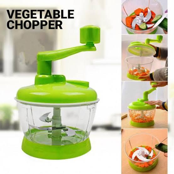 Manual Food Chopper with Stainless Steel 420 Blades, Hand-Powered Pull Design, Easy Clean