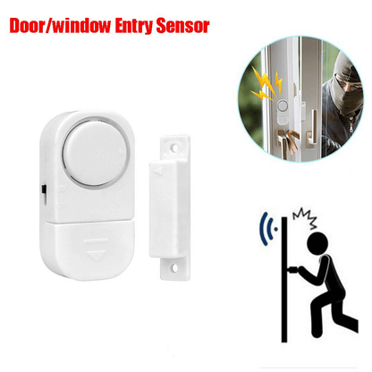 Anti-Theft Security Alarm Sensor for Home with 90dB Magnetic Entrance Detector