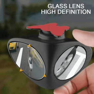 Car Blind Spot Mirror 360 Adjustable Auxiliary Rearview Mirror for Safer Driving