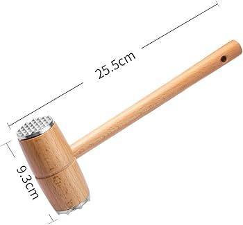 Double Sided Wooden Meat Hammer - Arfa Mart