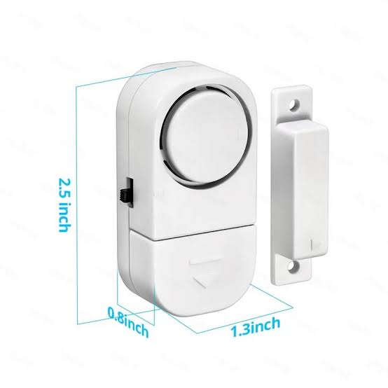 Anti-Theft Security Alarm Sensor for Home with 90dB Magnetic Entrance Detector