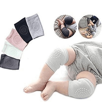 Baby Knee and Elbow Pads for Crawling, Soft Stretchable, Anti-Slip, Machine Washable