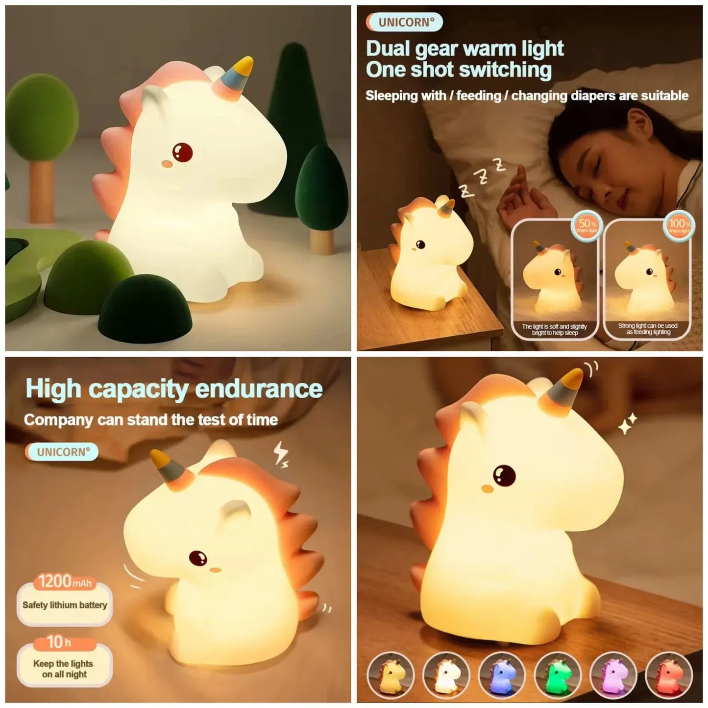 Unicorn Character Lamp - Arfa Mart