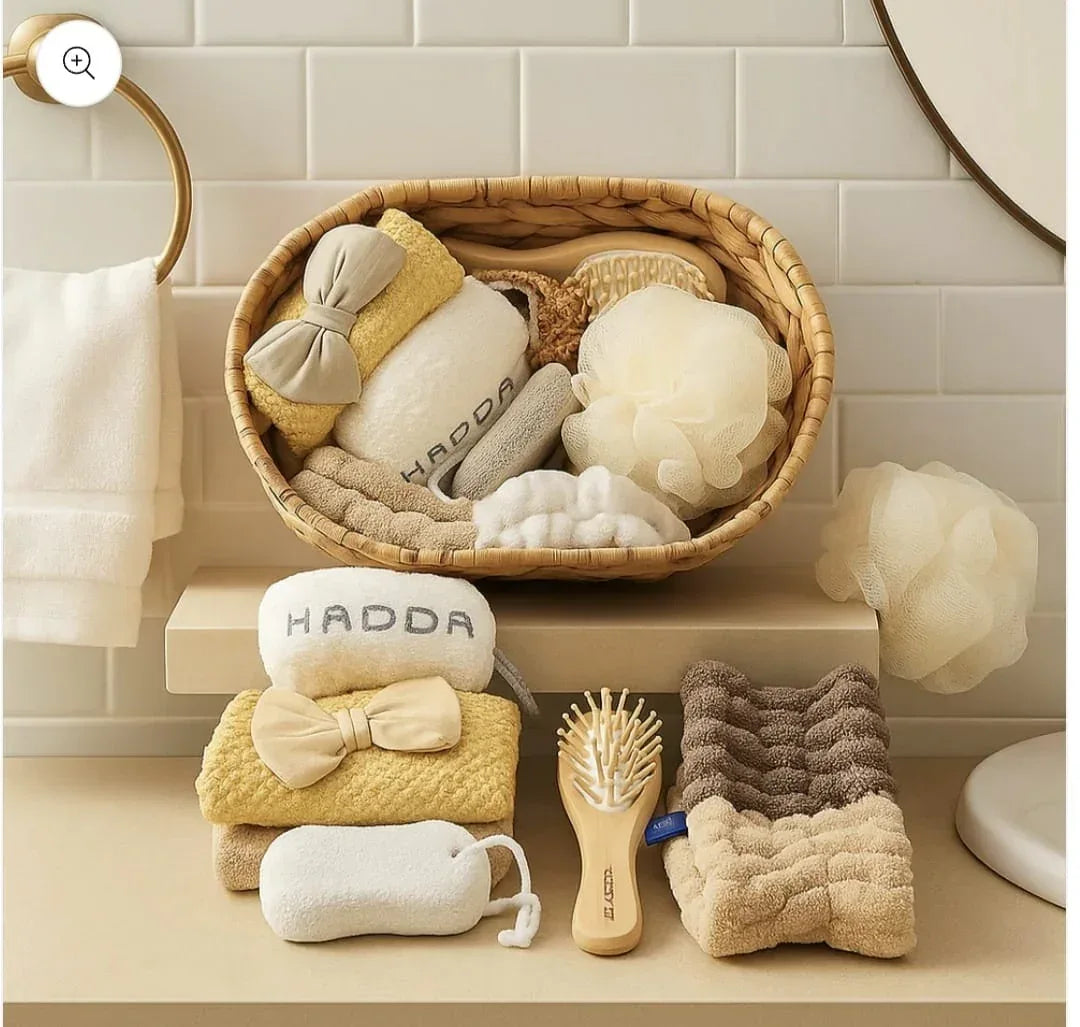 HD-2550 Luxury Bathroom Essentials Gift Set Premium Bath Kit - Arfa Mart