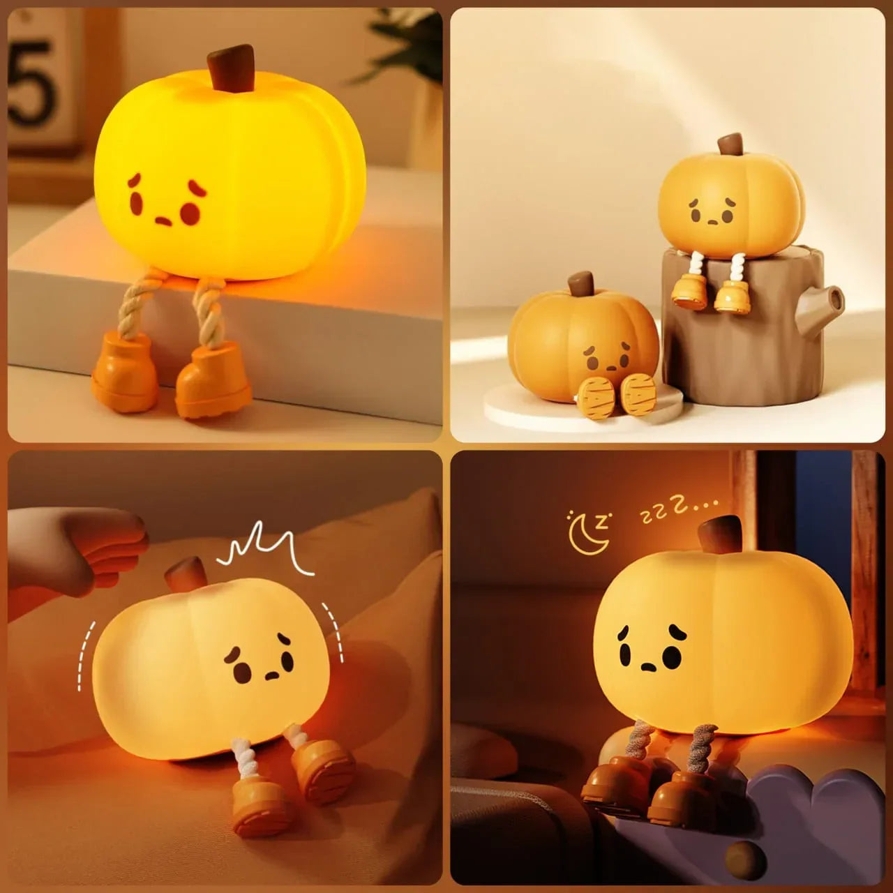 Silicon Pumpkin Lamp - Arfa Mart