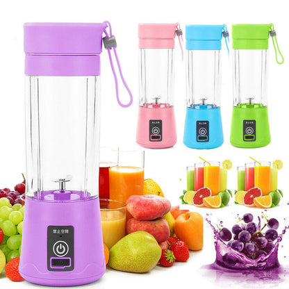 QLLIPIN QL-602 Portable Rechargeable Juice Blender with USB Charging and Safety Features