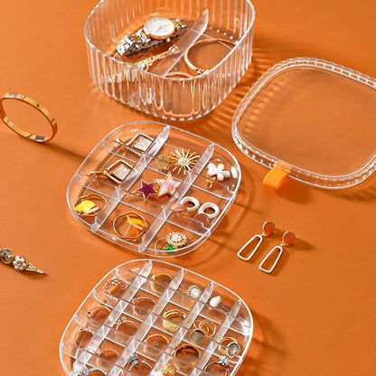 Transparent Crystal Jewelry Storage Organizer