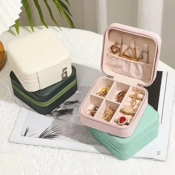 Jewelry Travel Organizer,Portable Small Jewelry Box - Arfa Mart
